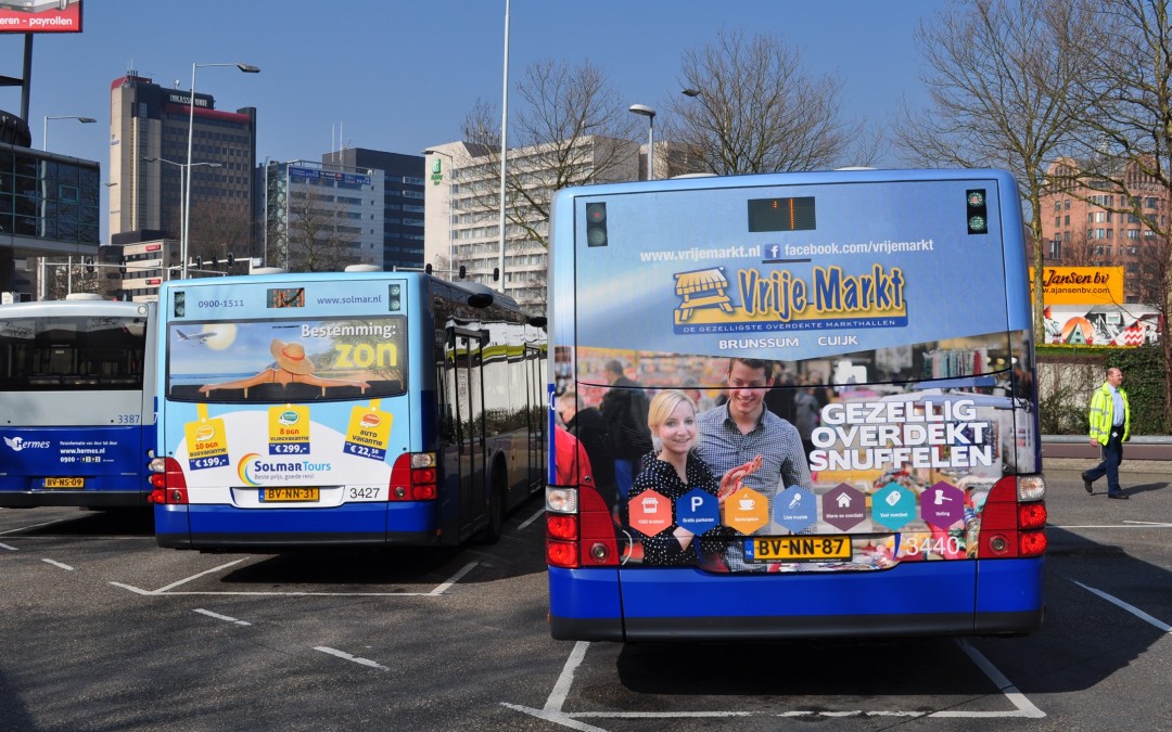 Busreclame | De Vrije Markt